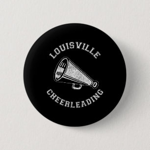 Badge Rond 5 Cm Pom-pom de Louisville Distressed Retro années 90
