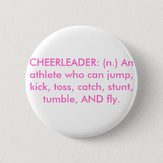 BADGE ROND 5 CM POM-POM GIRL