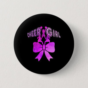 Badge Rond 5 Cm Pom-Pom Girl Menagère Pyramide Arc Femmes Adolesce