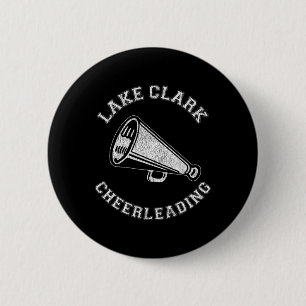 Badge Rond 5 Cm Pom-pom Lake Clark en détresse Rétro années 90