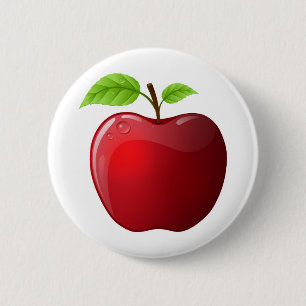 Badge Rond 5 Cm pomme