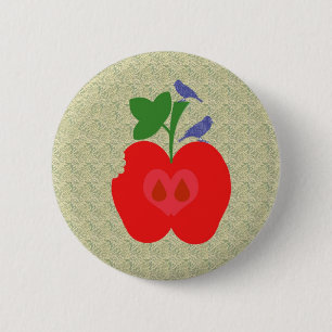 Badge Rond 5 Cm pomme d'api