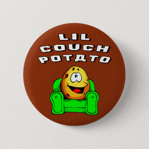 Badge Rond 5 Cm Pomme de terre Lil Couch