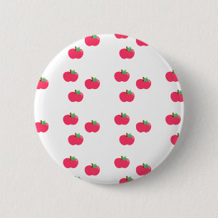 Badge Rond 5 Cm pomme pommes fruit nourriture vigne personnaliser