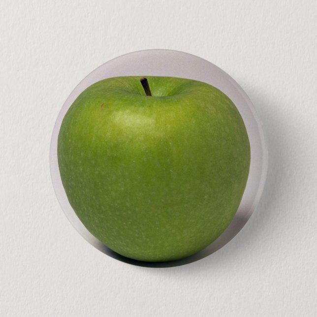Badge Rond 5 Cm Pomme verte Delicious (Devant)
