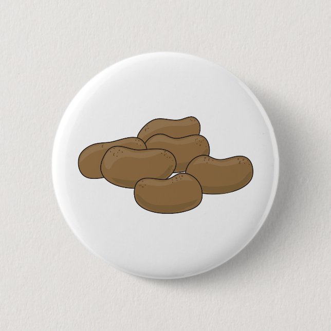Badge Rond 5 Cm Pommes de terre (Devant)