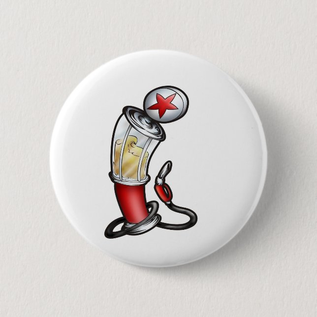 Badge Rond 5 Cm Pompe à gaz (Devant)
