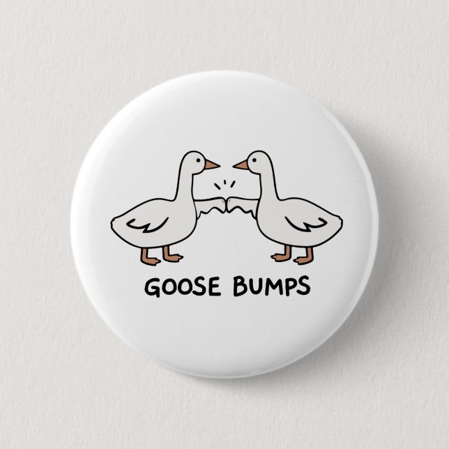 Badge Rond 5 Cm Pompe à oie  (Devant)