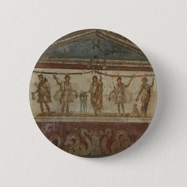Badge Rond 5 Cm Pompeii Treasures custom button (Devant)
