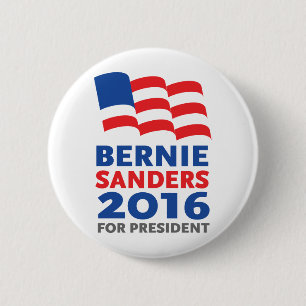 Badge Rond 5 Cm Ponceuses 2016 de Bernie pour le président