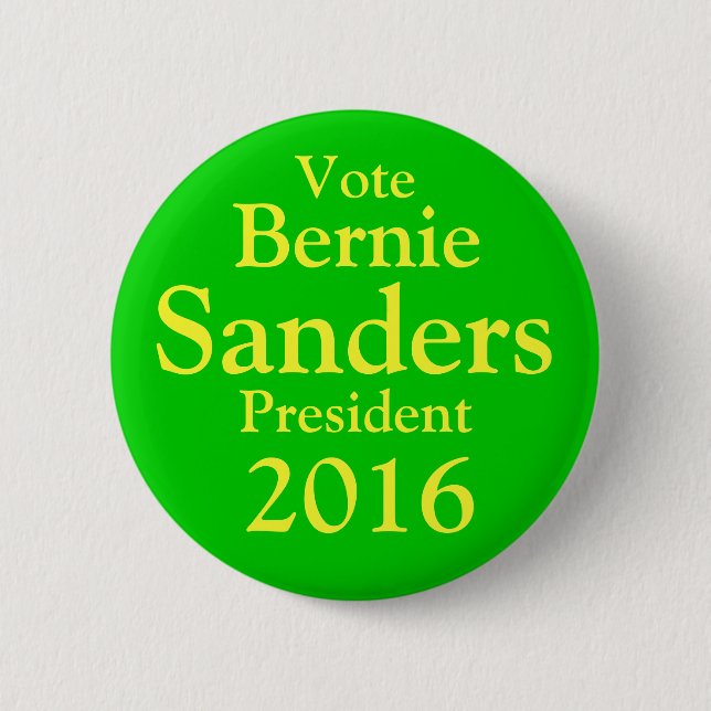 Badge Rond 5 Cm Ponceuses de Bernie pour le président (Devant)