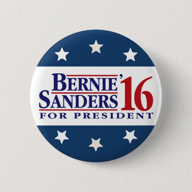 Badge Rond 5 Cm Ponceuses de Bernie pour le président (Devant)