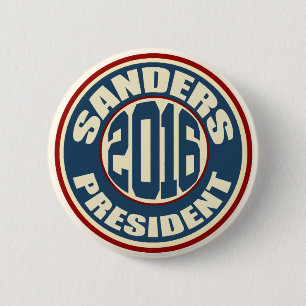 Badge Rond 5 Cm Ponceuses de Bernie pour le président en 2016