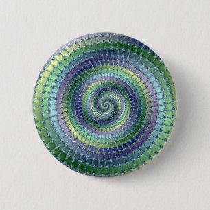 Badge Rond 5 Cm Pondering - Fractal