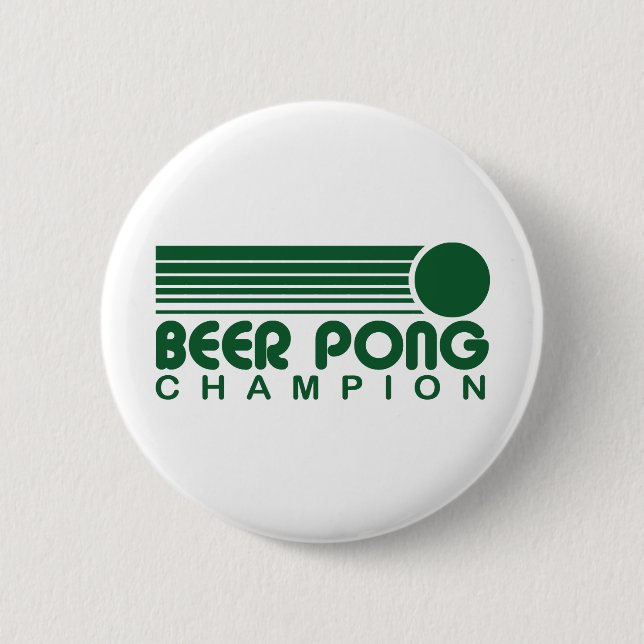 Badge Rond 5 Cm Pong de bière (Devant)