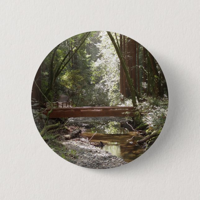 Badge Rond 5 Cm Pont de Muir Woods II (Devant)