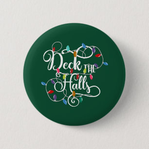 Badge Rond 5 Cm pont des halls lumières de Noël