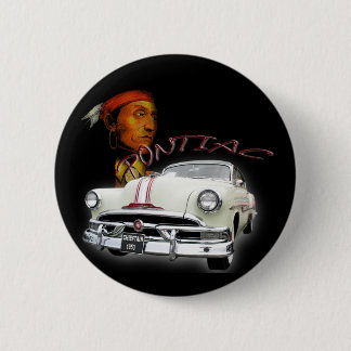 Badge Rond 5 Cm Pontiac Chieftain 1953