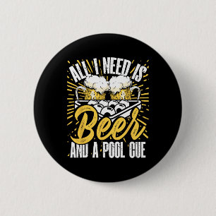 Badge Rond 5 Cm Pool Billard Joueur Snooker Cue 8 Ll Expert