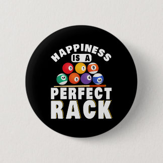 Badge Rond 5 Cm Pool Billiard Happiness Est Un Billard Rack Parfai