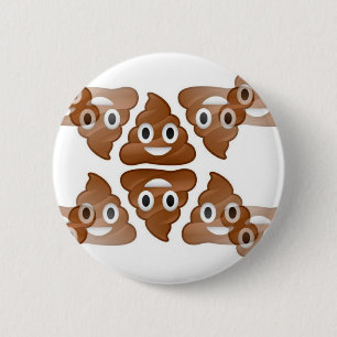Badge Rond 5 Cm poop emojis