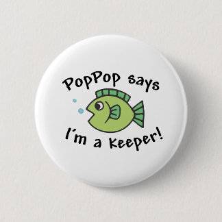 Badge Rond 5 Cm PopPop dit I&apos ; m un gardien !