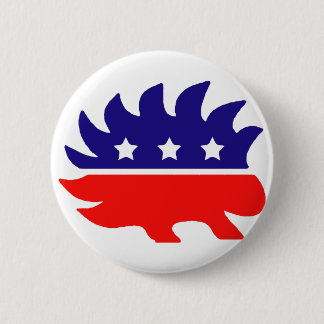 Badge Rond 5 Cm Porc-épic de liberté