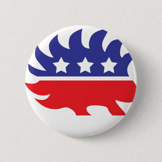 Badge Rond 5 Cm porc-épic libertaire