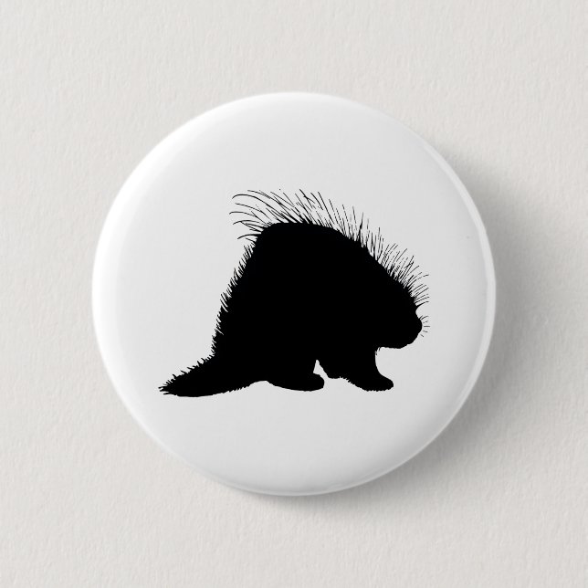 Badge Rond 5 Cm Porcupine (Devant)