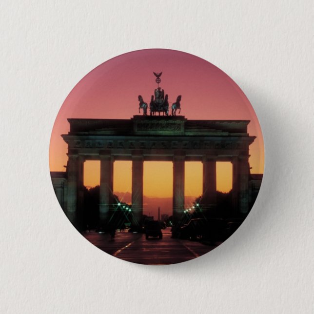 Badge Rond 5 Cm Porte de Brandebourg (Devant)