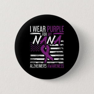 Badge Rond 5 Cm Porter Violet Pour Nana Heimerheimer Heimerheimers