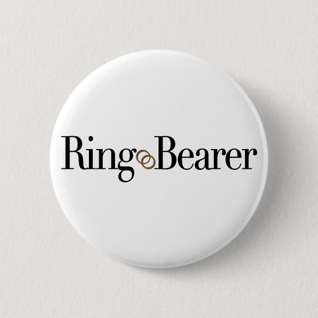Badge Rond 5 Cm Porteur d'alliances (Devant)