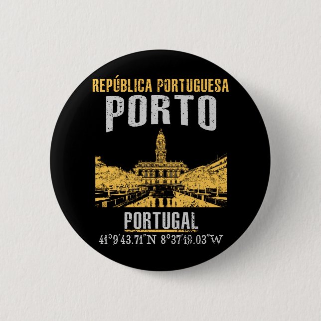 Badge Rond 5 Cm Porto (Devant)