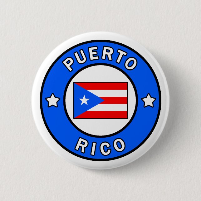 Badge Rond 5 Cm Porto Rico (Devant)