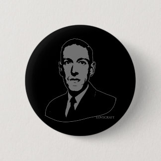 Badge Rond 5 Cm Portrait de HP Lovecraft