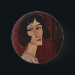 Badge Rond 5 Cm Portrait de Modigliani Amedeo<br><div class="desc">Portrait de Modigliani Amedeo</div>