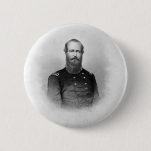 Badge Rond 5 Cm Portrait de Ulysses S. Grant bouton