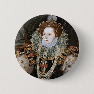 Badge Rond 5 Cm Portrait d'Elizabeth I