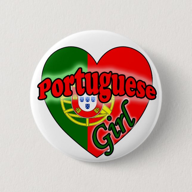 Badge Rond 5 Cm Portugaise (Devant)