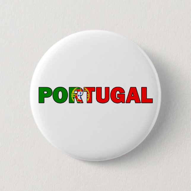 Badge Rond 5 Cm Portugal (Devant)