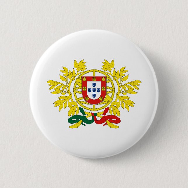 Badge Rond 5 Cm portugal emblem (Devant)