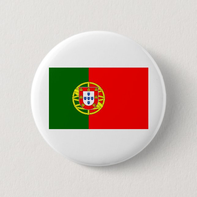 Badge Rond 5 Cm Portugal Flag (Devant)