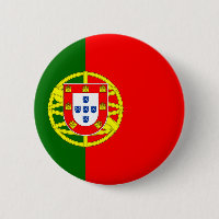Portugal flag Round Button