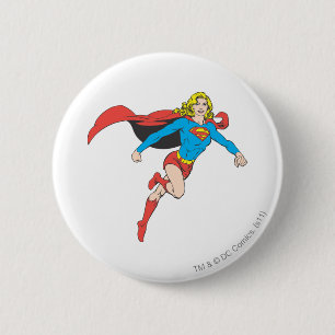 Badge Rond 5 Cm Pose 1 de Supergirl