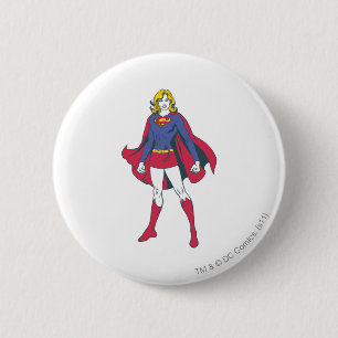 Badge Rond 5 Cm Pose 2 de Supergirl