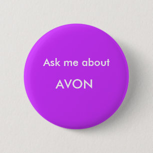 Badge Rond 5 Cm Posez-moi la question, AVON