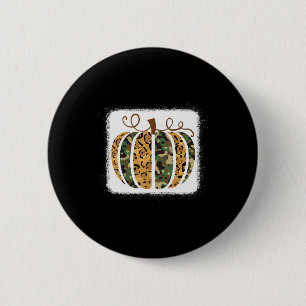 Badge Rond 5 Cm Poster de animal Citrouille Leopard Camo à la mode