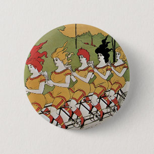 Badge Rond 5 Cm Poster de bicyclettes de roulements
