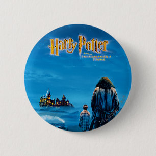 Badge Rond 5 Cm Poster de film international Harry and Hagrid
