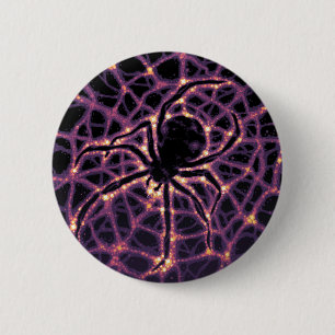 Badge Rond 5 Cm Poster en Matière Noire.
